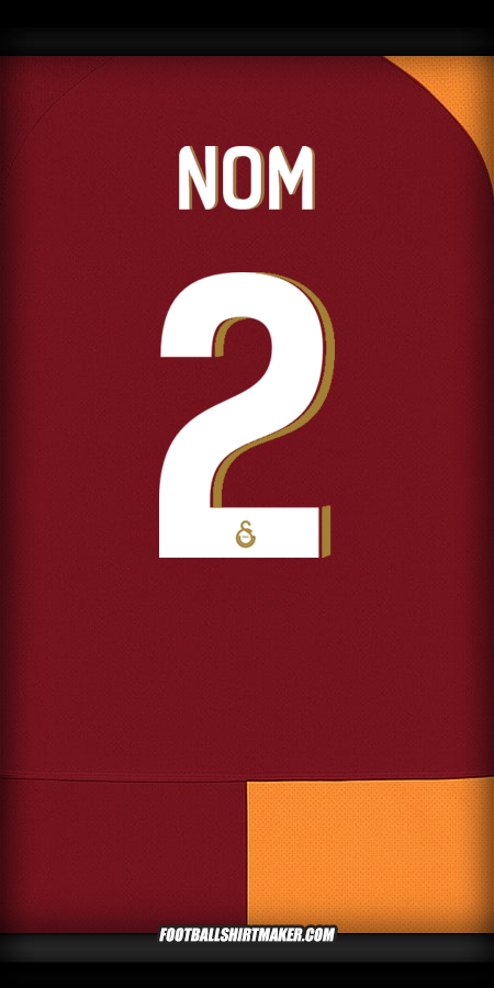 Maillot Galatasaray SK Cup 2025/2026 -  nom - 2