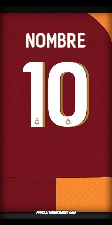 Jersey Galatasaray SK Cup 2025/2026 -  nombre - 10