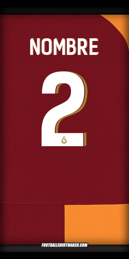 Camiseta Galatasaray SK Cup 2025/2026 -  nombre - 2