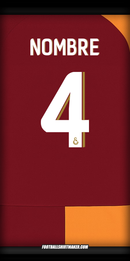 Jersey Galatasaray SK Cup 2025/2026 -  nombre - 4