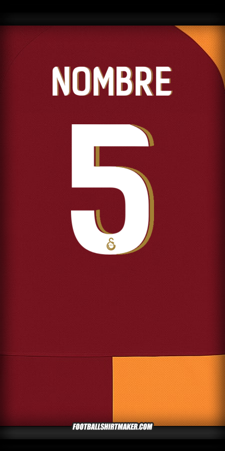 Jersey Galatasaray SK Cup 2025/2026 -  nombre - 5