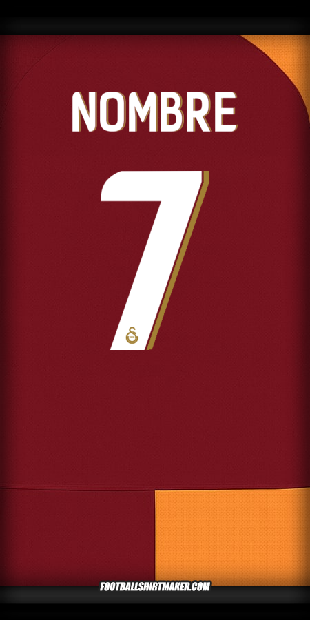Jersey Galatasaray SK Cup 2025/2026 -  nombre - 7
