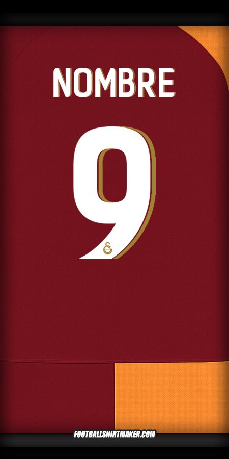 Jersey Galatasaray SK Cup 2025/2026 -  nombre - 9