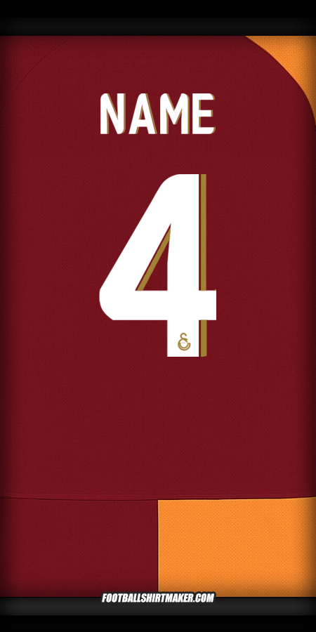 Trikot Galatasaray SK Cup 2025/2026 -  name - 4