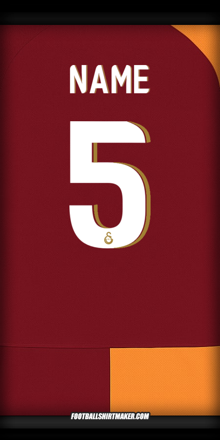 Jersey Galatasaray SK Cup 2025/2026 -  name - 5