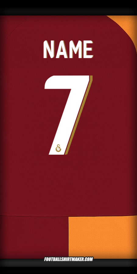 Jersey Galatasaray SK Cup 2025/2026 -  name - 7