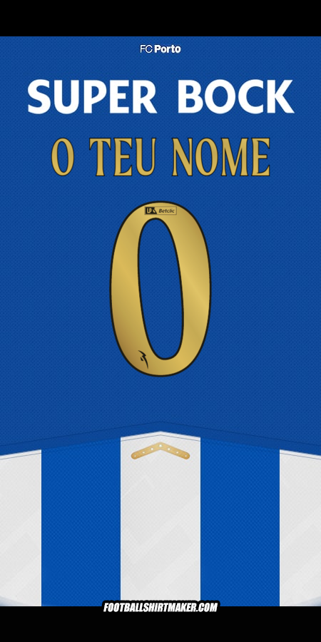 Camisola FC Porto 2025/2026 -  o teu nome - 0