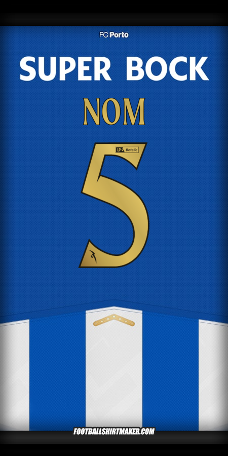 Maillot FC Porto 2025/2026 -  nom - 5
