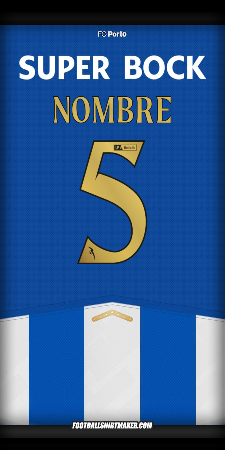 Jersey FC Porto 2025/2026 -  nombre - 5