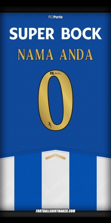 Jersey FC Porto 2025/2026 -  nama anda - 0