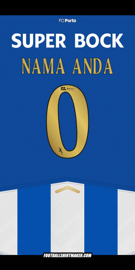 Jersey FC Porto 2025/2026 -  nama anda - 0