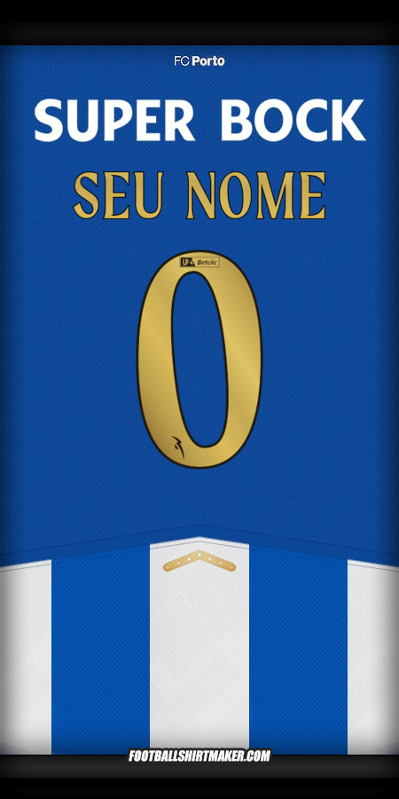 Camisa FC Porto 2025/2026 -  seu nome - 0
