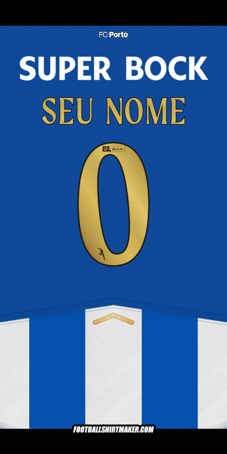 Camisa FC Porto 2025/2026 -  seu nome - 0