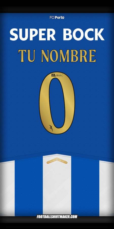 Camiseta FC Porto 2025/2026 -  tu nombre - 0