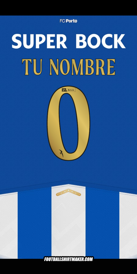 Jersey FC Porto 2025/2026 -  tu nombre - 0