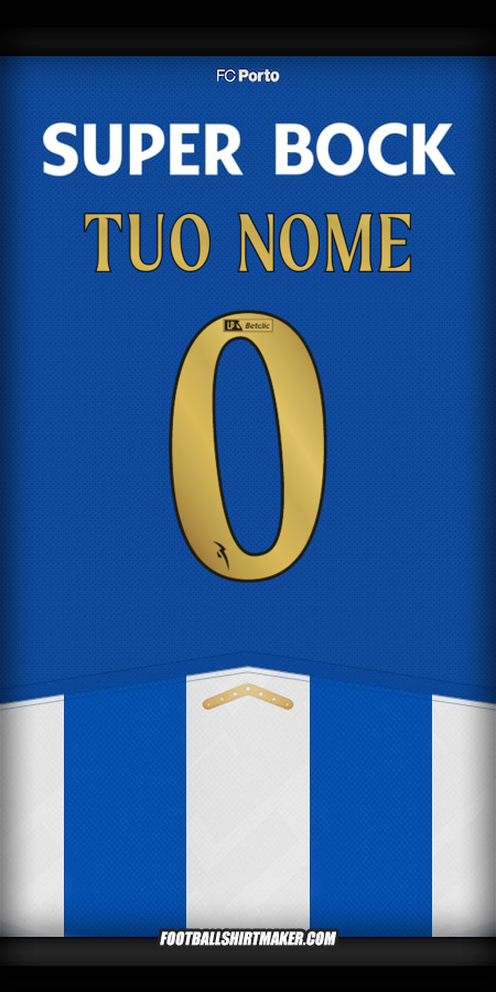 Maglia FC Porto 2025/2026 -  tuo nome - 0