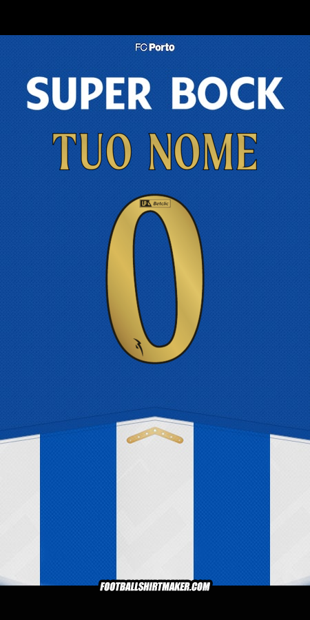 Maglia FC Porto 2025/2026 -  tuo nome - 0