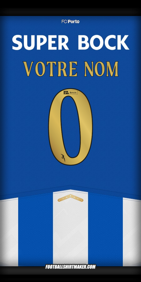 Maillot FC Porto 2025/2026 -  votre nom - 0