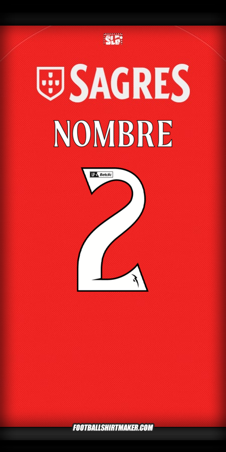Jersey SL Benfica 2025/2026 -  nombre - 2