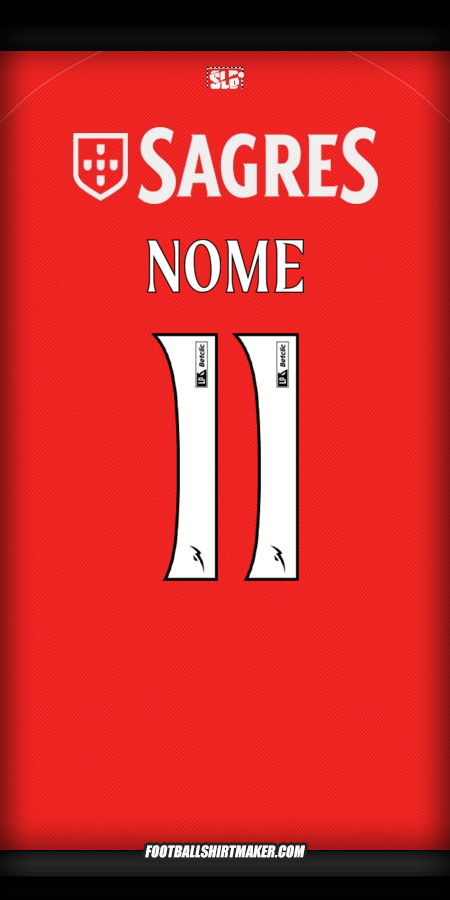 Maglia SL Benfica 2025/2026 -  nome - 11