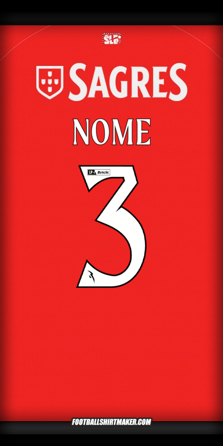 Maglia SL Benfica 2025/2026 -  nome - 3