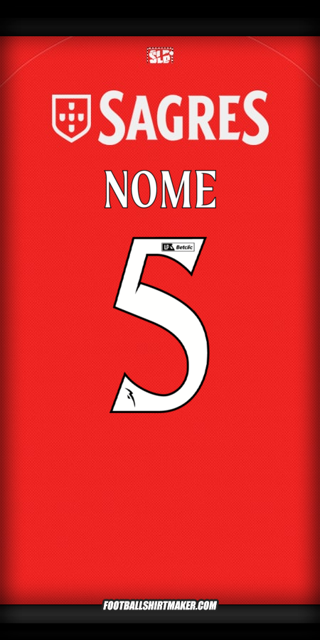 Maglia SL Benfica 2025/2026 -  nome - 5