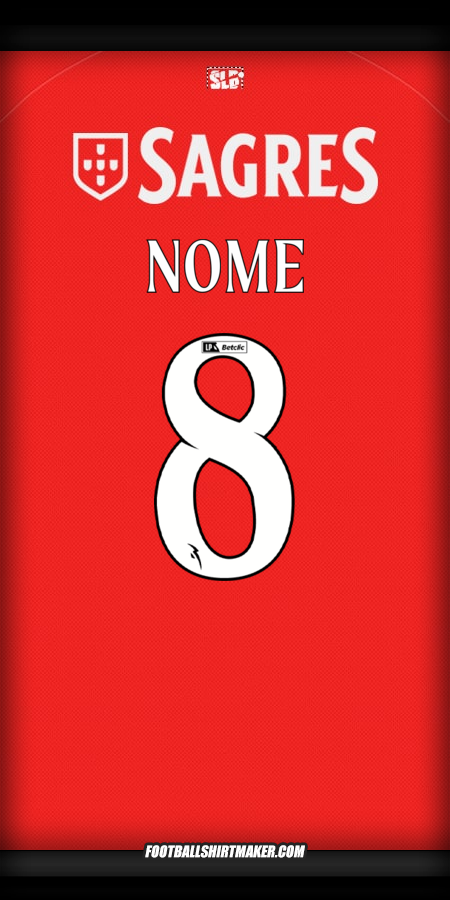 Maglia SL Benfica 2025/2026 -  nome - 8