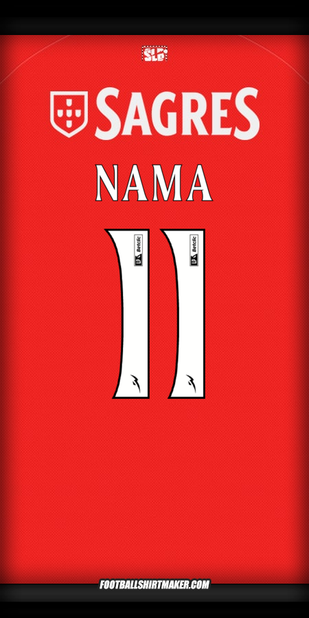 Jersey SL Benfica 2025/2026 -  nama - 11
