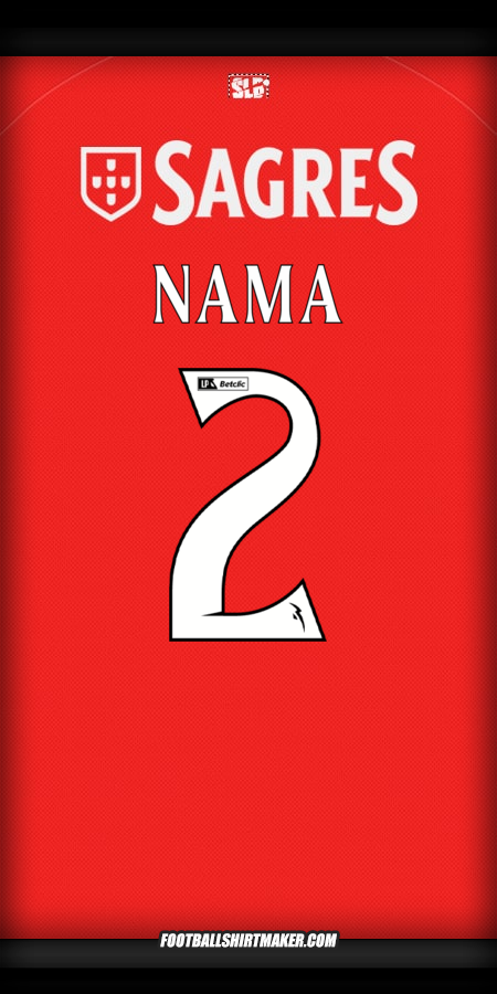 Jersey SL Benfica 2025/2026 -  nama - 2