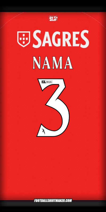 Jersey SL Benfica 2025/2026 -  nama - 3