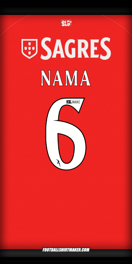 Jersey SL Benfica 2025/2026 -  nama - 6