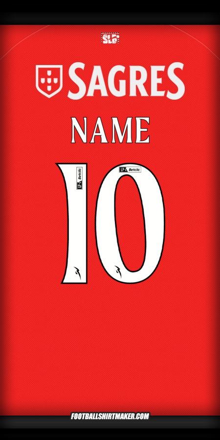 Trikot SL Benfica 2025/2026 -  name - 10