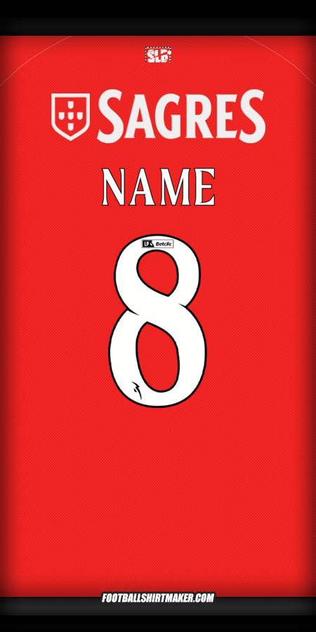 Shirt SL Benfica 2025/2026 -  name - 8