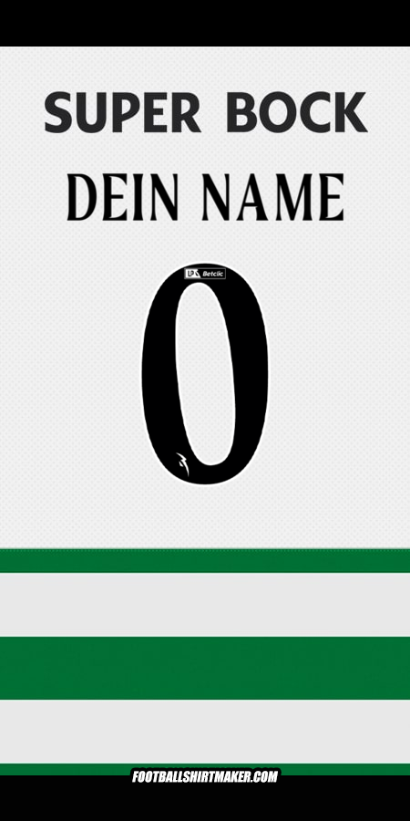Trikot Sporting Clube 2025/2026 -  dein name - 0