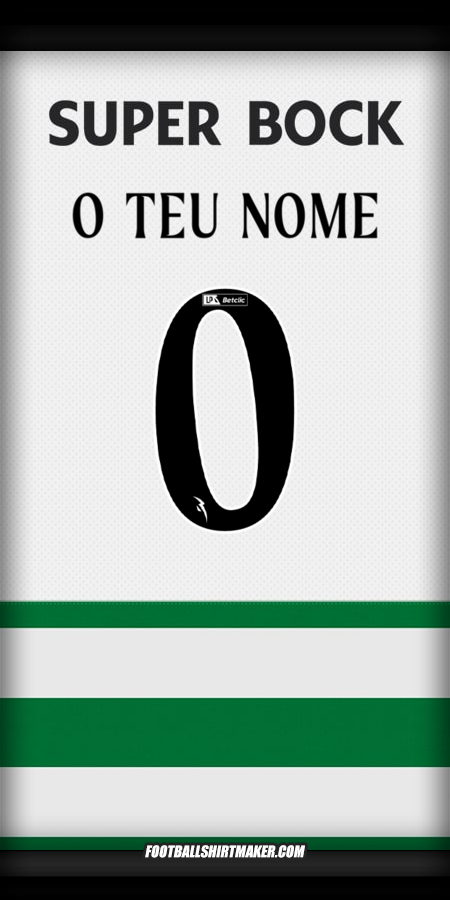 Camisola Sporting Clube 2025/2026 -  o teu nome - 0