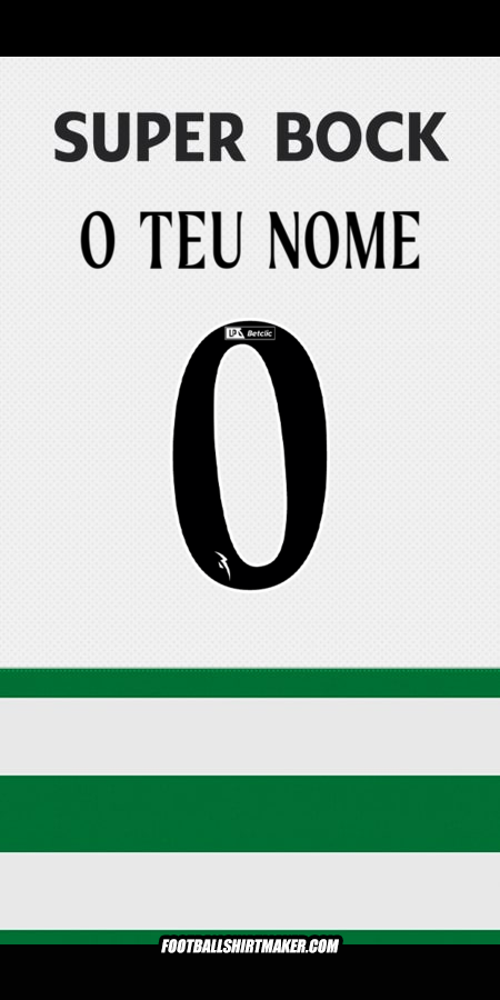 Camisola Sporting Clube 2025/2026 -  o teu nome - 0