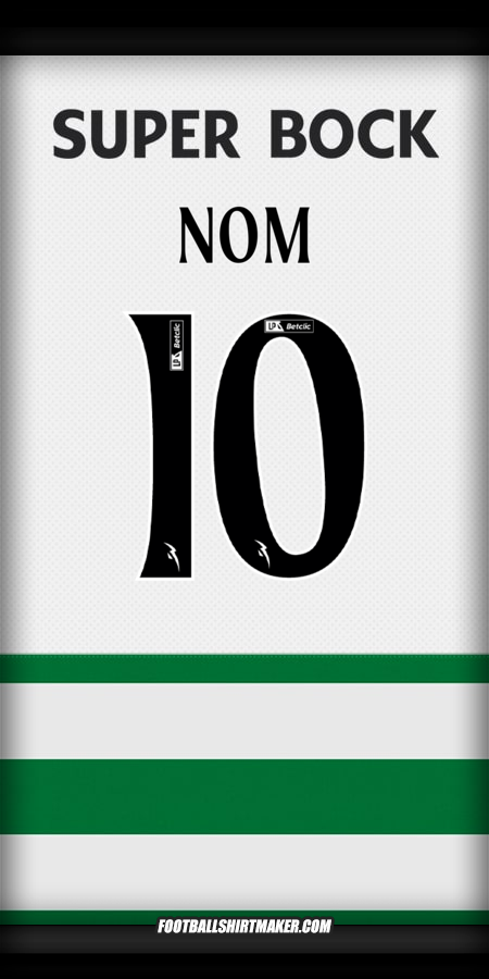 Maillot Sporting Clube 2025/2026 -  nom - 10
