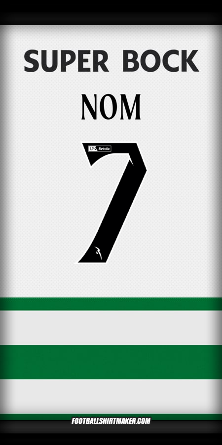 Maillot Sporting Clube 2025/2026 -  nom - 7