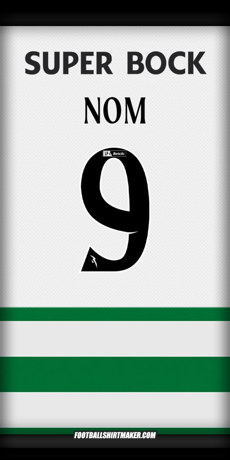 Maillot Sporting Clube 2025/2026 -  nom - 9