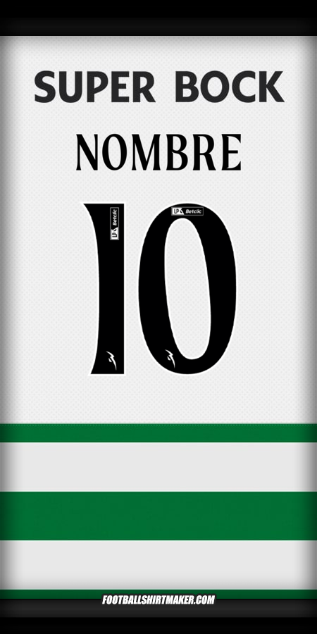 Jersey Sporting Clube 2025/2026 -  nombre - 10