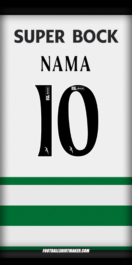 Jersey Sporting Clube 2025/2026 -  nama - 10
