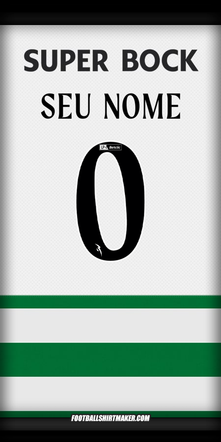 Camisa Sporting Clube 2025/2026 -  seu nome - 0