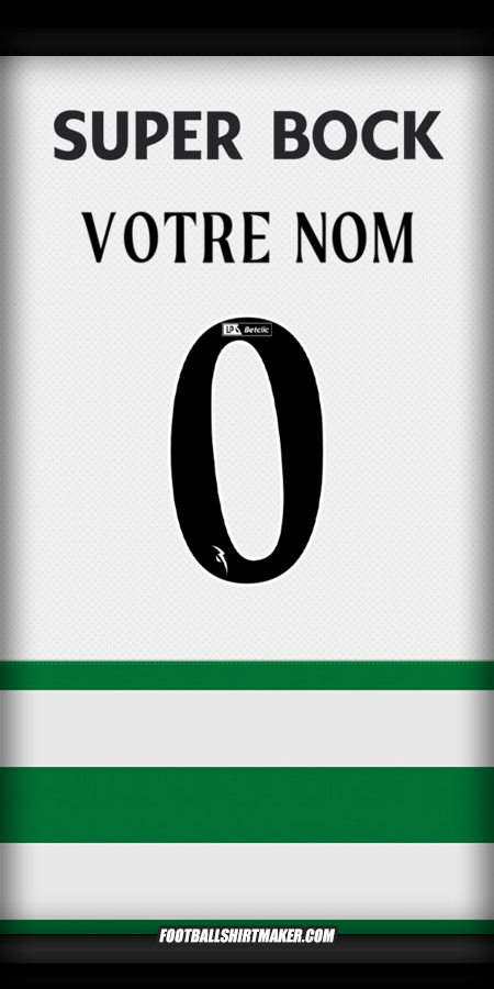 Maillot Sporting Clube 2025/2026 -  votre nom - 0