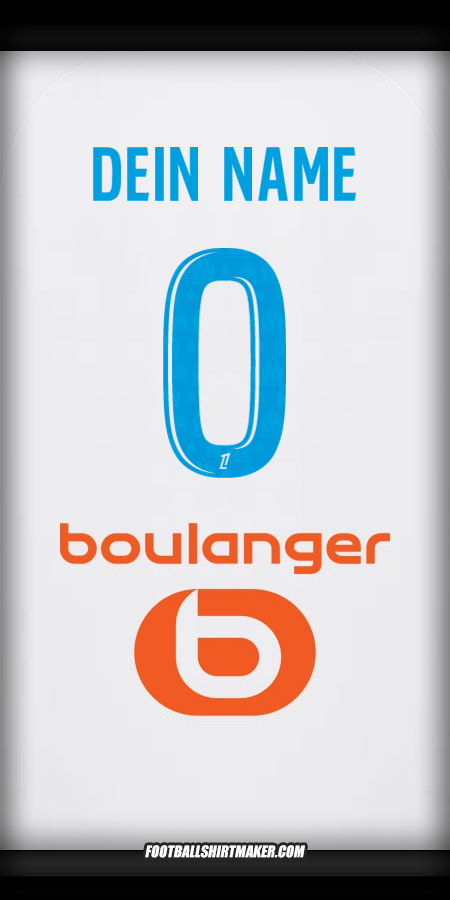 Trikot Olympique de Marseille 2025/2026 -  dein name - 0