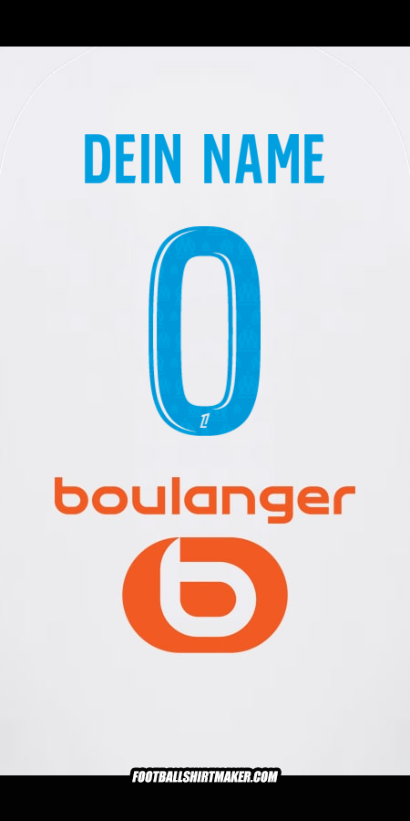 Trikot Olympique de Marseille 2025/2026 -  dein name - 0
