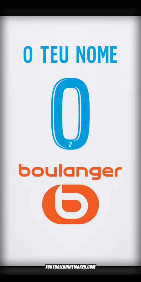 Camisola Olympique de Marseille 2025/2026 -  o teu nome - 0