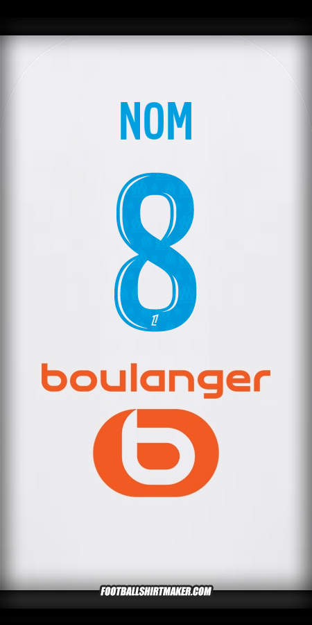 Maillot Olympique de Marseille 2025/2026 -  nom - 8