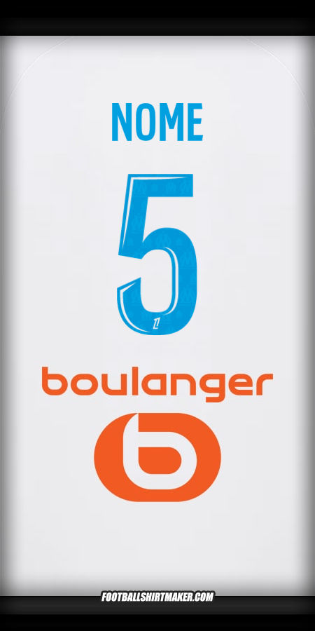 Maglia Olympique de Marseille 2025/2026 -  nome - 5