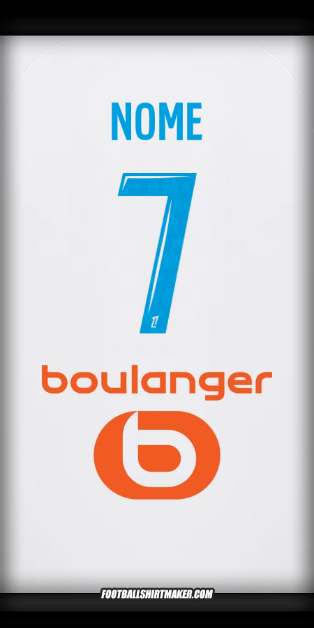 Maglia Olympique de Marseille 2025/2026 -  nome - 7