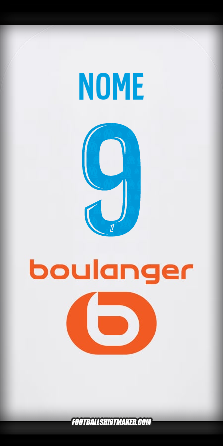 Camisa Olympique de Marseille 2025/2026 -  nome - 9